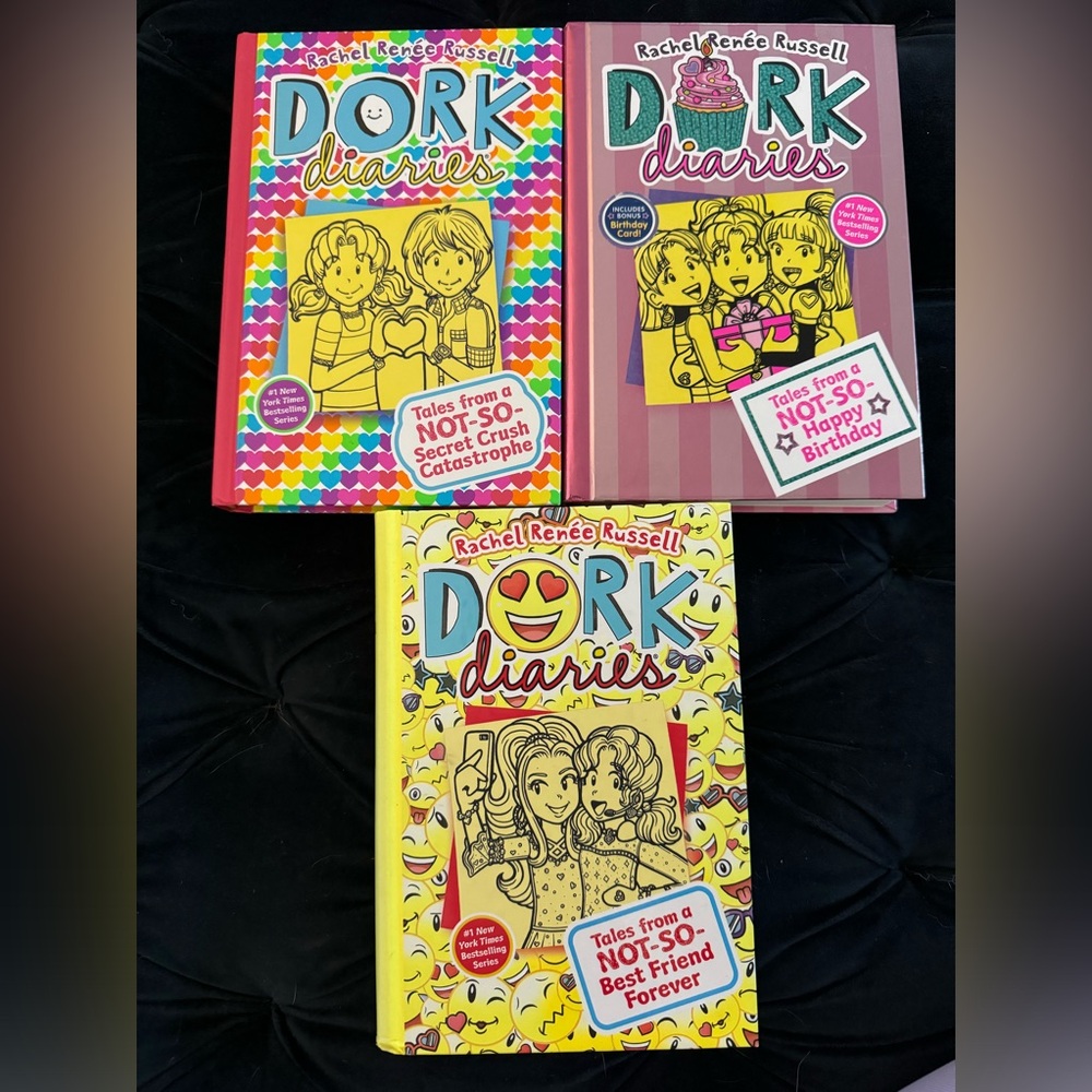 Dork Diaries Series by Rachel Renee Russell (Set of 3) books 12-14